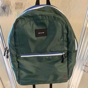 STATE Backpack with Blue and White Interior